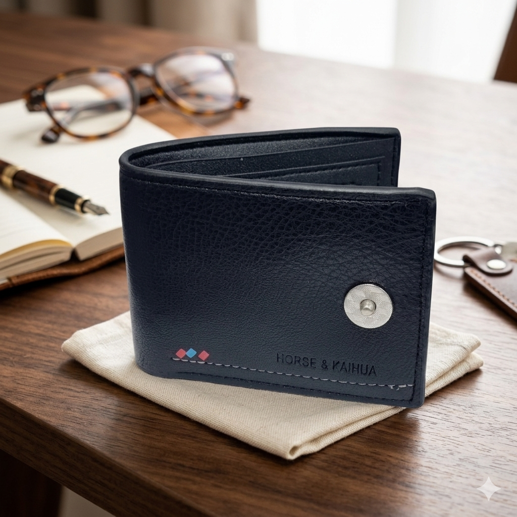 Men Bifold Compact Wallet