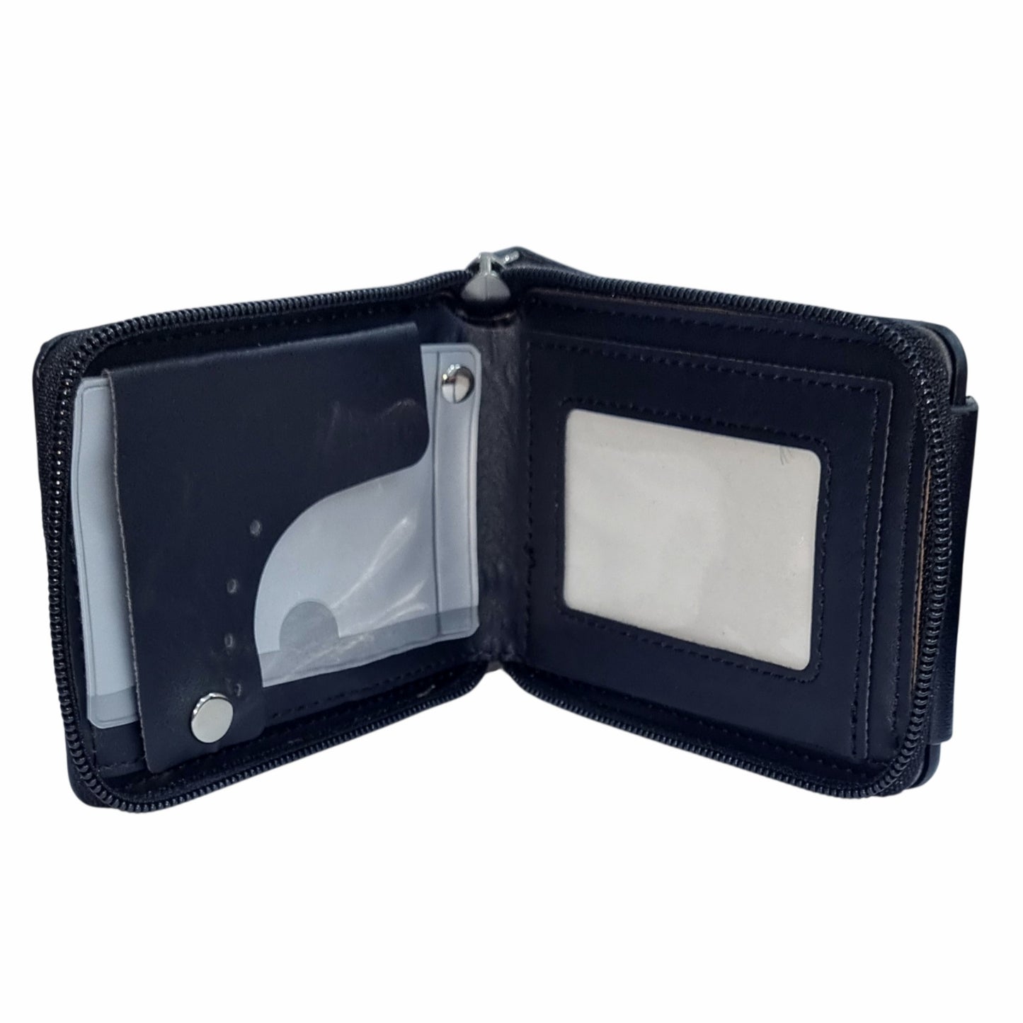 Men Compact Zipper Wallet