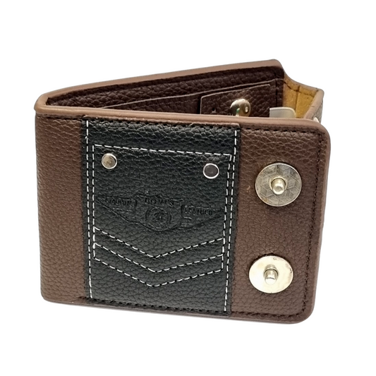 Men Bifold Compact Wallet