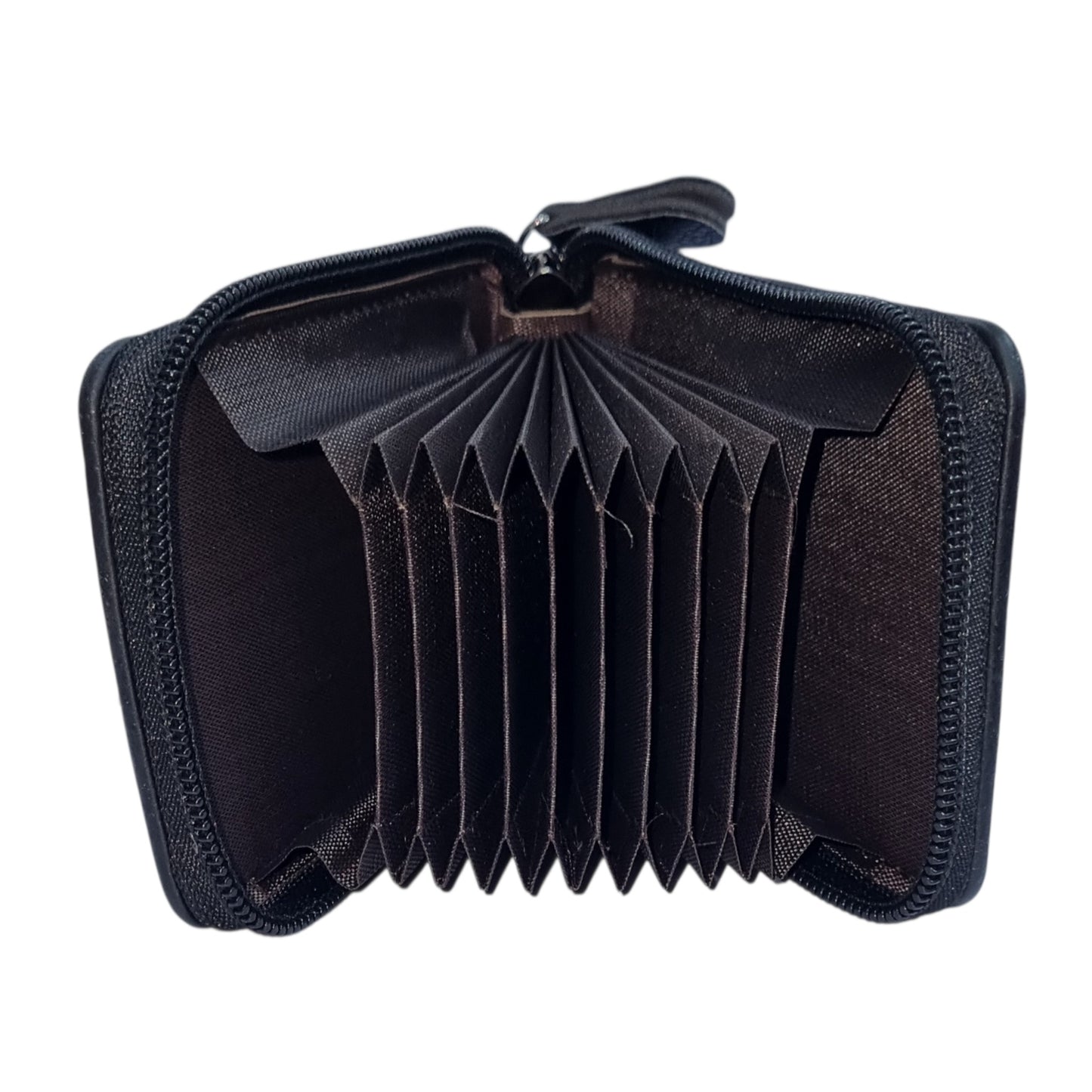 Men Accordion Compact Zipper Wallet