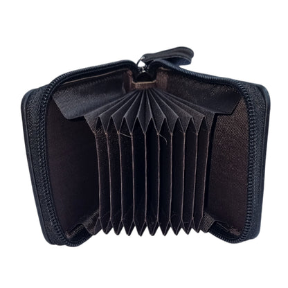Men Accordion Compact Zipper Wallet
