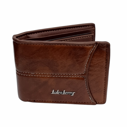 Men Bifold Compact Wallet
