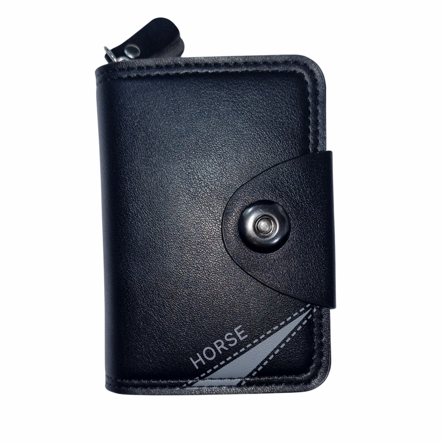 Men Accordion Compact Zipper Wallet
