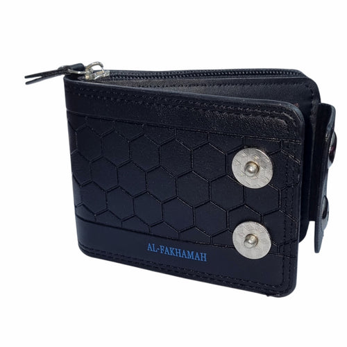 Men Compact Zipper Wallet