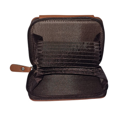 Men Accordion Compact Zipper Wallet